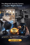 A9 Magnetic Suction Security Camera HD Camera Smart Infrared Night Vision Home
