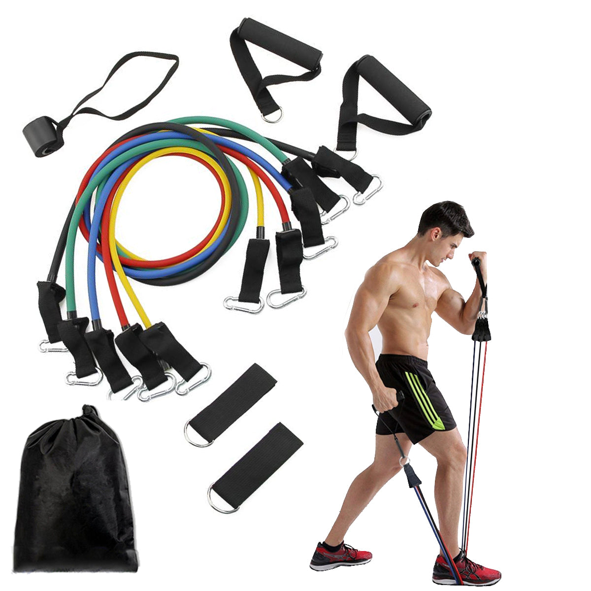 
best stackable exercise resistance bands sets