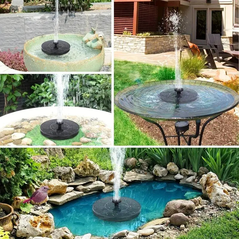 solar pond floating fountain