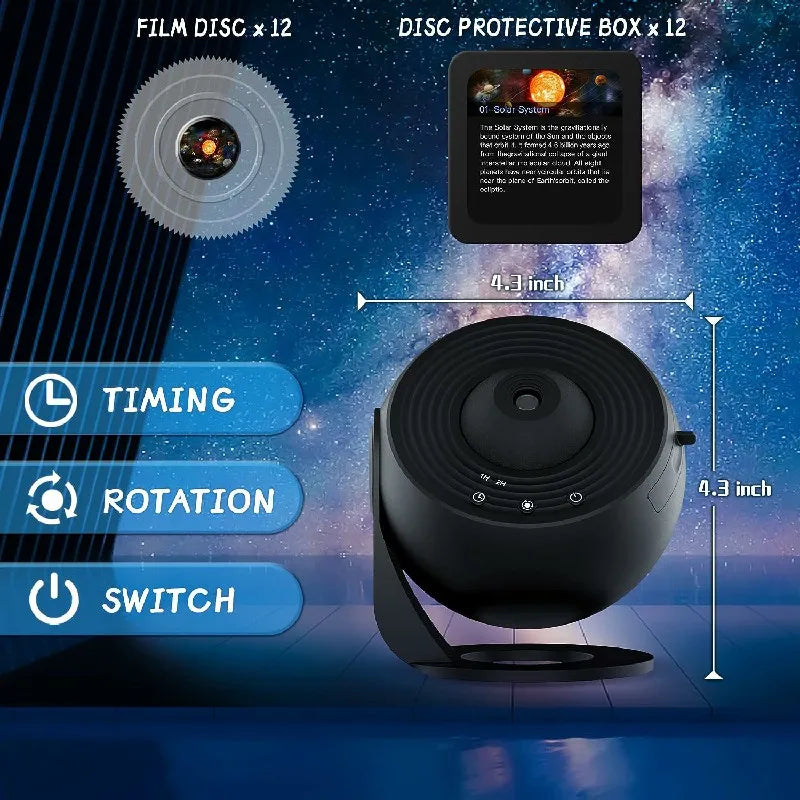 AstroGlow™ 360° Planetarium Projector