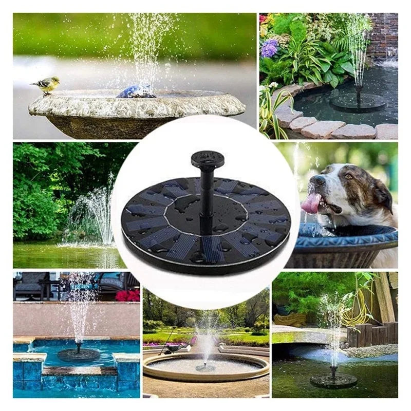 solar floating bird bath fountain