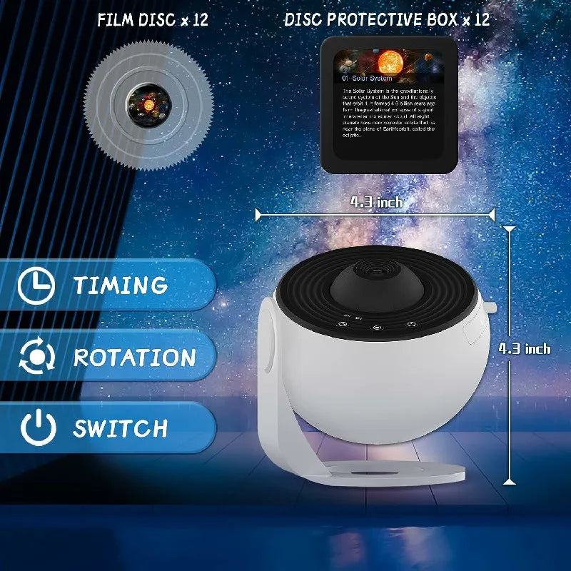 AstroGlow™ 360° Planetarium Projector