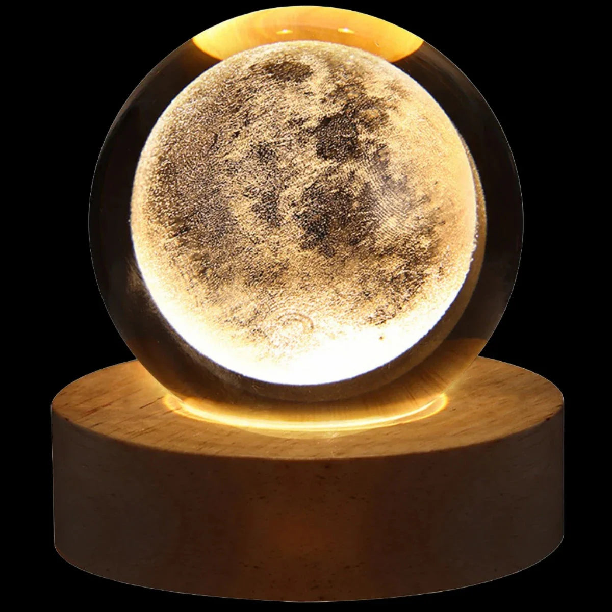 galaxy crystal ball night light