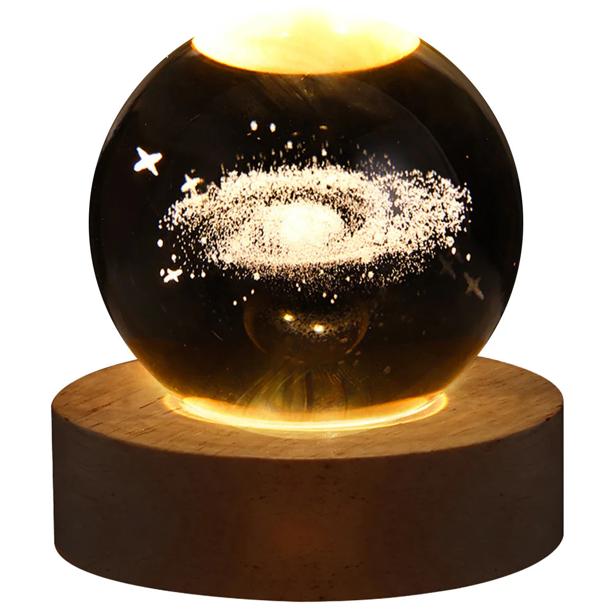 galaxy crystal ball night light