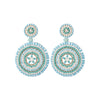 Retro Ethnic Style Lightweight Hand-woven Bead Earrings