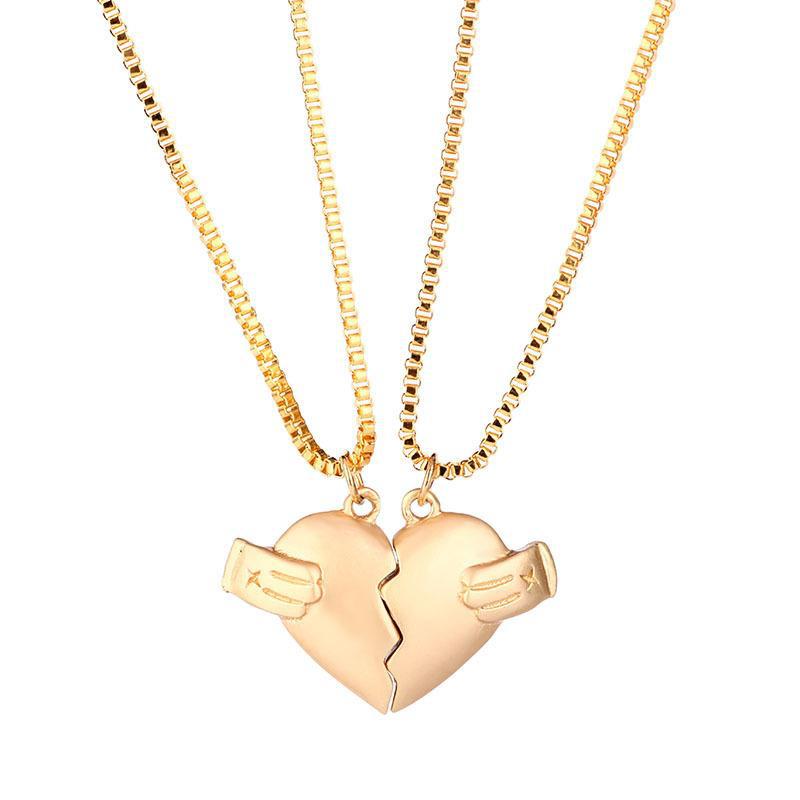 magnetic love heart necklace