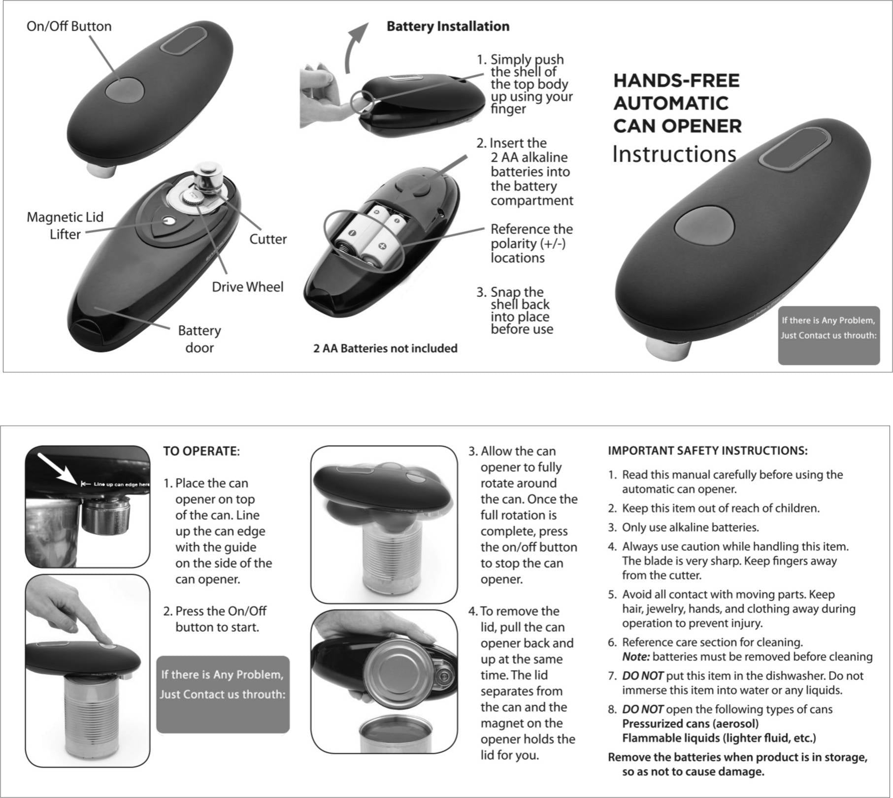 top rated electric can opener