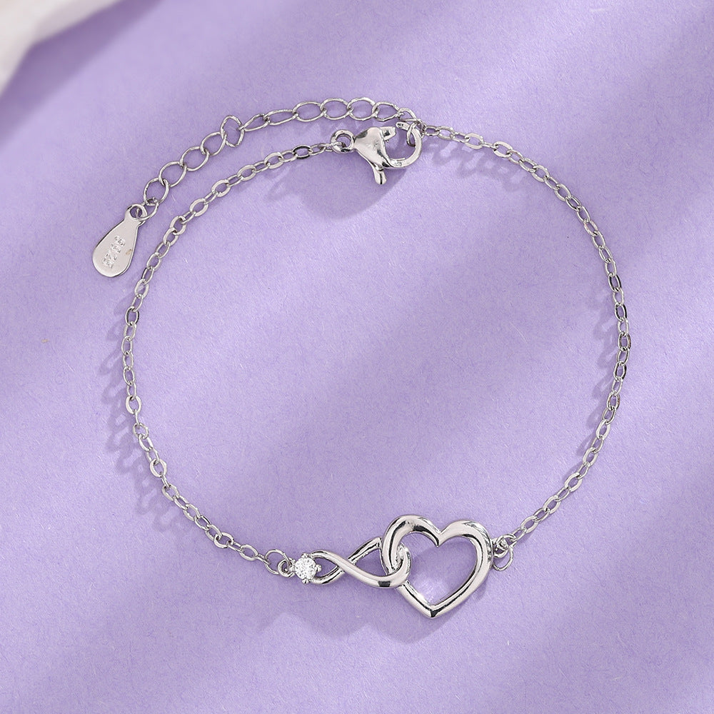 heart diamond bracelet