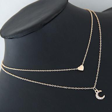 moon heart necklace