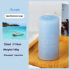 Cylindrical Color Aromatherapy Candle Brilliant Fragrance Candle Smokeless Candles