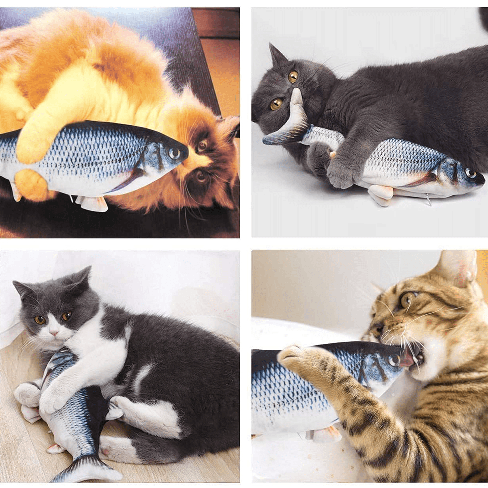 electronic fish cat toy