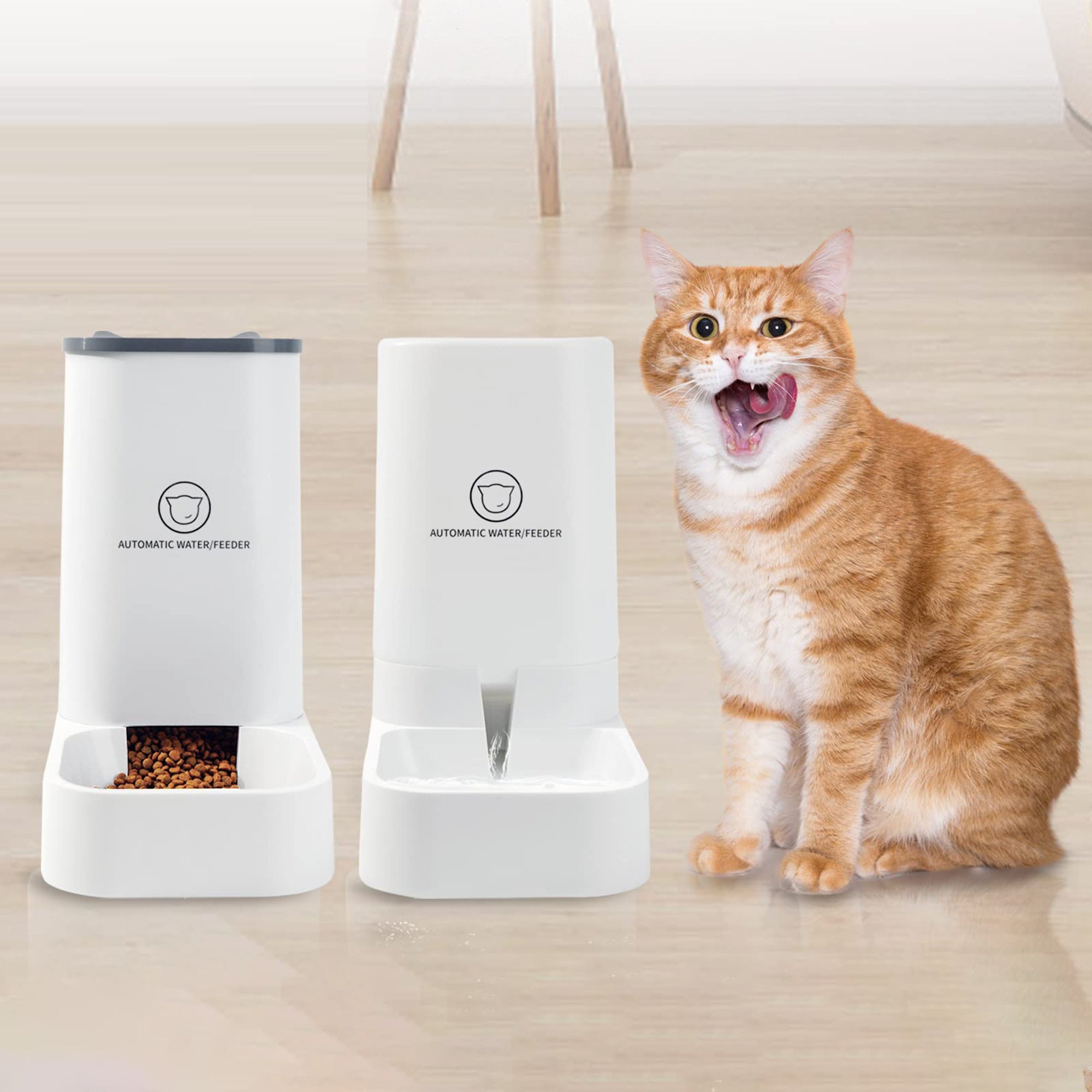 automatic cat feeder and water