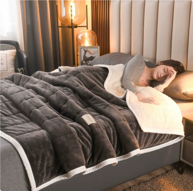 Thick Fleece Blankets & Throws – Warm Luxury Bedding