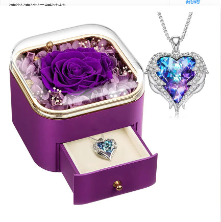 Romantic Rose Drawer Jewelry Box