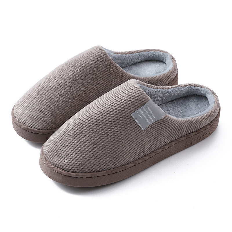 Corduroy Slippers for Women & Men – Comfortable Home Shoes