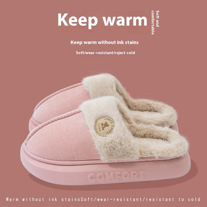 New Plush Slippers for Women & Men – Warm Winter Indoor Fleece Shoes