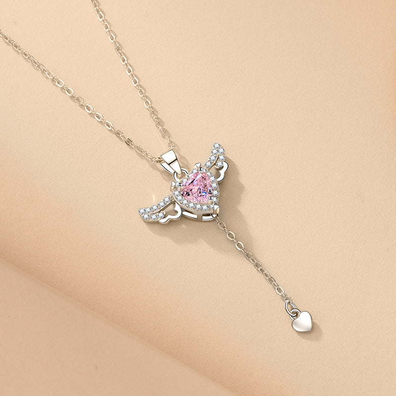 wing heart necklace