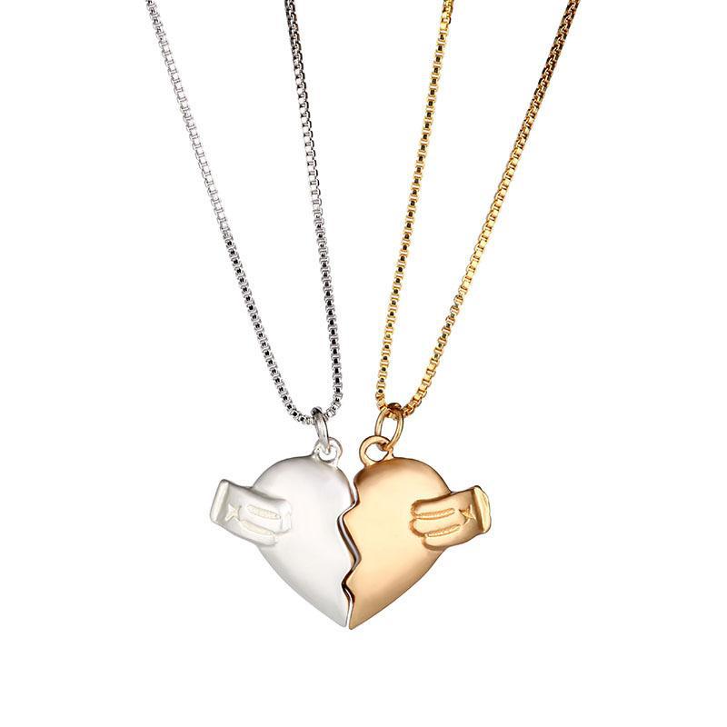 magnetic love heart necklace