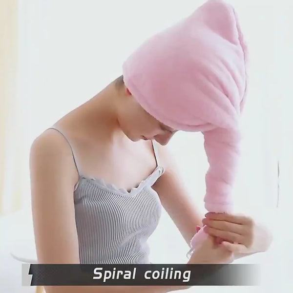 Women's Hair Dryer Cap, Absorbent Dry Hair Towel