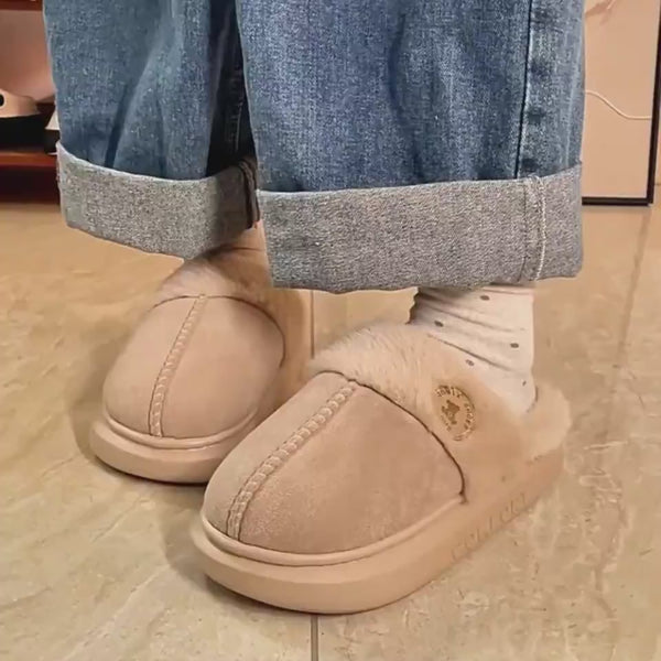 New Plush Slippers for Women & Men – Warm Winter Indoor Fleece Shoes
