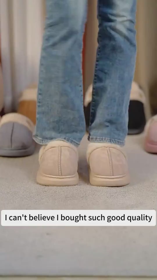 New Plush Slippers for Women & Men – Warm Winter Indoor Fleece Shoes