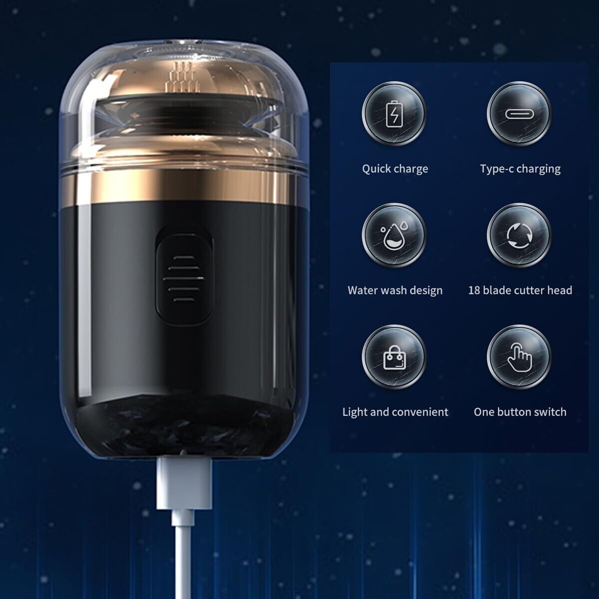 multifunctional electric shaver