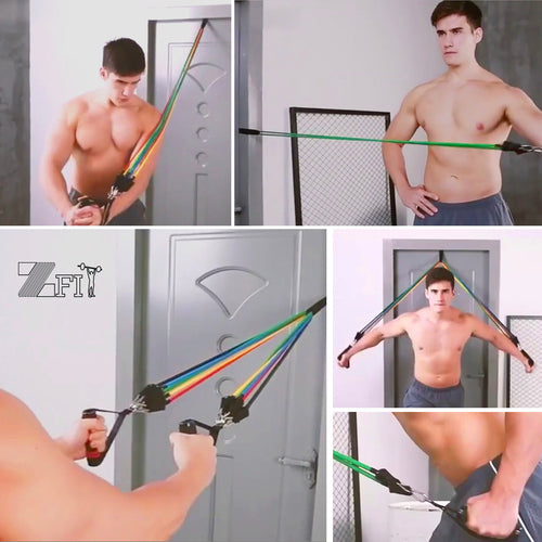 
exercise resistance bands set